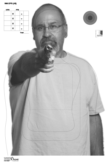 Handgun Threat 10 NM DPS - Card Stock - Click Image to Close